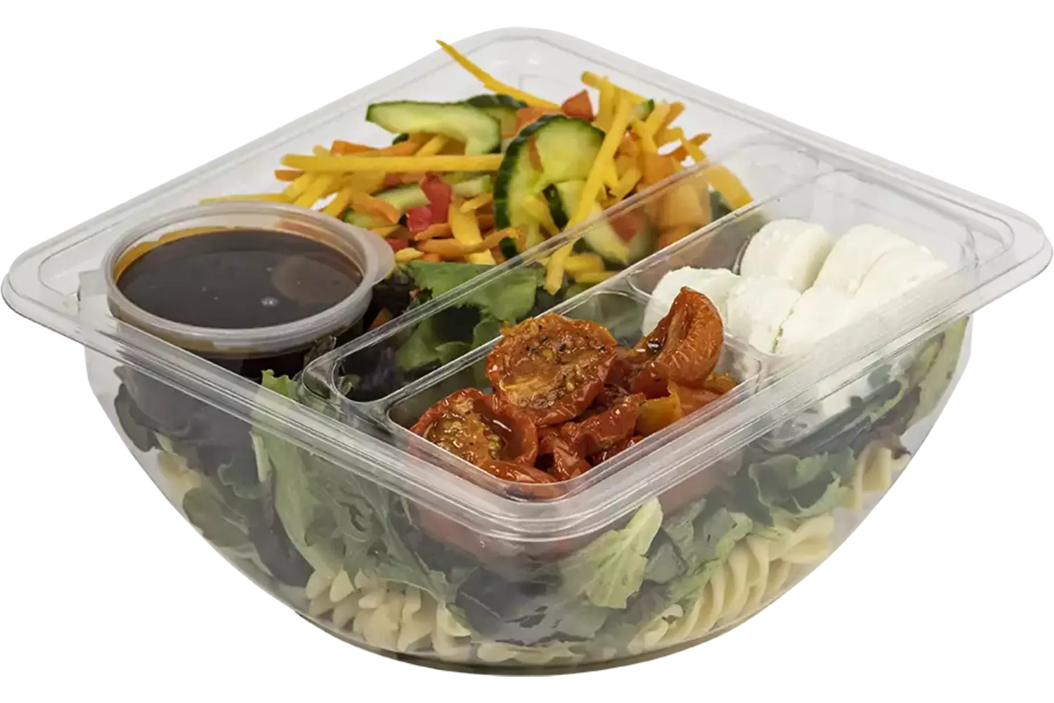 Indoor maaltijdsalade geitenk. bak 400gr kist 5 stuks